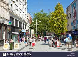 Official cardiff city fc instagram account! Cardiff City Centre People Walking Up Queen Street Cardiff City Centre South Glamorgan South Wales Uk Gb Europe Stock Photo Alamy