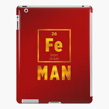Periodic Table Science Iron Man Ipad Case Skin By Briansmith84 In 2020 With Images Supportive Fe Iron Ipad Models