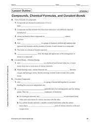 .date _ period _ covalent bonding worksheet covalent bonding occurs when two or more non_metals share electrons, attempting to so2 hint: Lesson 2 Compounds Chemical Formulas