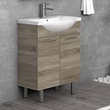 Scopri il design e la qualità made in italy di boleco: Mobile Bagno 65cm Con Piedini Arredo Bagno Offerte Online Kamalu Colore Mobile Walnut