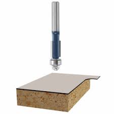 Align the square dead on the cut line. How To Trim Laminate Countertops Acme Tools