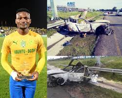 Former south africa world cup defender anele ngcongca, who died monday in a car accident near durban aged just 33, has been hailed by. Video Sad Scenes From Where Sundowns Star Motjeka Madisha Died In Car Accident News365 Co Za