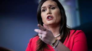 Sarah Sanders leaving White House at the end of the month, Trump says