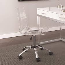 Aerial Adjustable Swivel Office Chair By Greyson Living Clear Swivel Office Chair Office Chair Task Chair