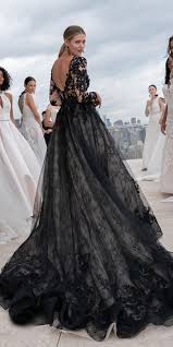 24 Black Wedding Dresses With Edgy Elegance Wedding Forward Black Wedding Gowns Wedding Dresses Lace Ballgown Wedding Dresses Lace