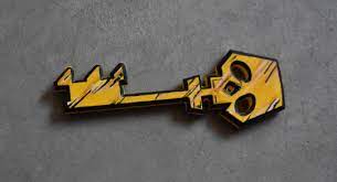 Borderlands Cosplay Replica Golden Chest Key 3d Printed Pla Plastic Shaded Skeleton Border Lands Borderlands Cosplay Borderlands Borderlands Art