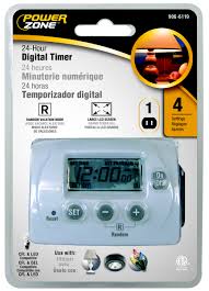 Power Zone Tnid7111 1 Outlet 7 Day 4 Program Indoor Digital Timer 054732819287 1