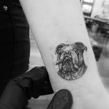 Bulldog tattoo designs meanings and ideas tatring. Bulldog With Monocle And Cigar By Alexandyr Valentine Animal Tattoos For Men Bulldog Tattoo Small Animal Tattoos
