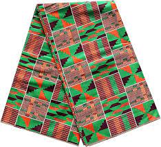Amazon.com: Alina Belle African Print Wax Fabric Kente Fabric (6 Yard, D)
