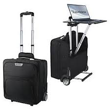 Bond Street Traveldesk Mobile Work Station 2c Black Luggage Case Travel Accessories Bond Street
