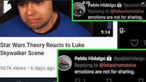 There's just something about our favorite caveman. Star Wars Pablo Hidalgo S Tweet Reopens The Last Jedi Wounds Variety