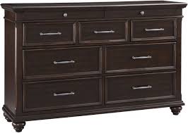 Combination chests that offer a door conceals storage shelves for more spots to keep clothing. Brynhurst Dark Brown Dresser From Ashley Coleman Furniture