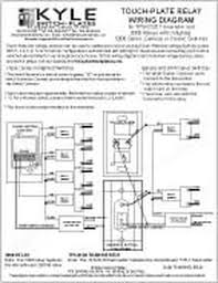 Simply watch how you disconnect the old one and then put the wires back on the. Touch Plate 3000 Low Volt Relay Switch Wiring Diagram Download