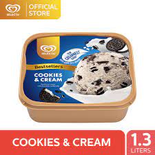 Eine weitere cookies box in größe l. Selecta Cookies And Cream Ice Cream 1 3l Shopee Philippines