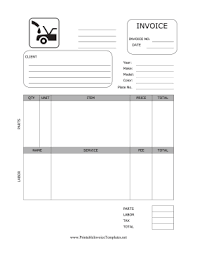 Great For Mechanics This Printable Invoice Lists Parts And Labor For Auto Repair Services It Is Available In Pdf Doc Auto Repair Invoice Template Invoicing