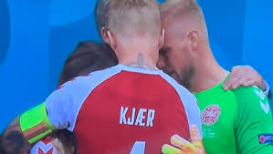 Eriksen's collapse and subsequent treatment left the crowd in copenhagen's parken stadium nearly silent, and denmark's players struggling to hide their emotions. Gbj Tgk05f5rxm