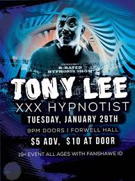 Tony Lee XXX Hypnosis show | 106.9 The X