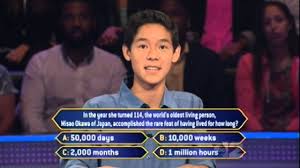 Millionaire Whiz Kid Math Nov 7 2014 Math For Kids Everyday Math Math Quotes