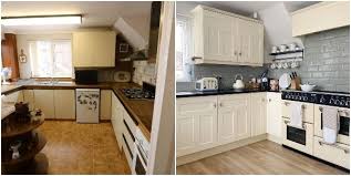 A kitchen renovation needn't be hellish, nor should it empty the coffers. Before After First Time Buyer S 1 500 Budget Kitchen Makeover