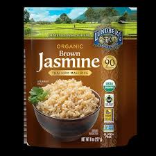 Apple pie brown rice bowl, black bean and brown rice bowl, + veggie fried brown rice. Lundberg Jasmine Organic Brown Rice 1source