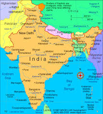 The map shows india and neighboring countries with administrative borders, the national capital map of india, south asia. Map Of India Atlas Infoplease Com