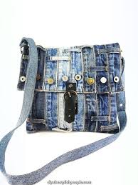 Great Denim Recycled Bag Blue Denim Crossbody Denims Faculty Bag Journey Bag Flap Jean Bag Un Denim Crossbody Denim Purse Jeans Bag