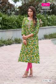 Gardencity Vol 7 Rayon Printed Casual Wear Kurti Colelction