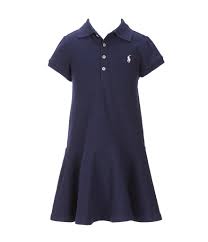 Polo Ralph Lauren Little Girls 2t 6x Short Sleeve Mesh Dropwaist Polo Dress Dillard S In 2020 Polo Dress Clothes Polo Ralph Lauren