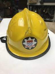 Fire helmet brass fireman fighter rare brigade finishing rider victorian nsw. Yellow London Fire Brigade Helmet Ebay
