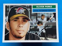 2005 Topps Heritage Oliver Perez #148