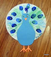 Bird Crafts For Toddlers Peacocks Peacock Crafts