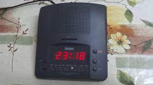 Radio with clock SABA CR171 (Germany) - YouTube