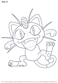 Send to a friend pypus is now on the social networks, follow him and get latest free coloring pages and much more. Learn How To Draw Meowth From Pokemon Pokemon Step By Step Drawing Tutorials Pokemon Sketch Pokemon Drawings Pokemon Coloring Pages