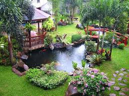 65 Desain Taman Depan Rumah Mungil Minimalis Desainrumahnya Com Kolam Ikan Desain Lanskap Kebun