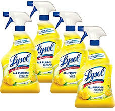 Amazon Com Lysol All Purpose Cleaner Lemon Breeze 32 Oz Pack Of 4 Health Personal Care