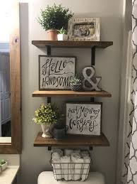 Bathroom Shelves Rustic Bathroom Diy Small Bathroom Decor Bathroom Remodel Designs