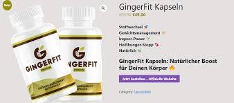 GingerFit Tabletten Erfahrungen - Stoffwechselunterstützung! GingerFit  Kapseln