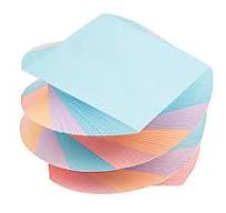 Office Depot® Brand Twirl Memo Pad, 3" x 3", 1,200 Pages (600 Sheets),  Assorted Colors