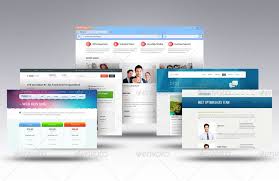 3d Web Browser Display Mock Up Web Browser Style Web Mockup