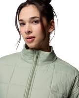 The Columbia Sienna Hill Quilted Jacket in Green