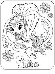 Super coloring has 30 free spring coloring pages that feature flowers, trees, rain, butterflies, animals, and more. 49 Shimmer And Shine Printables Ideas Shimmer N Shine Shimmer Shimmer Shine