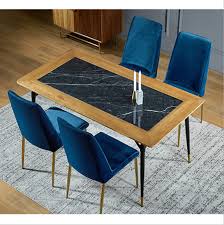 Having a special place in your home to socialize while eating meals isn't just nice to have; Solid Wood And Marble Dining Table Malaysia Imported Rubber Wood Dining Room Furniture Buy Hotel Furniture Black Metal Iron Base Dining Table Set Wooden And Marble Top For Home Restaurant Dining Table