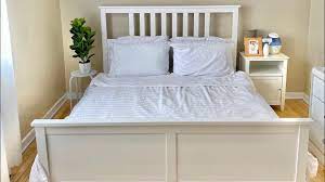 Do you assume ikea queen bed frame hemnes appears to be like great? Timelapse Installing Ikea Hemnes Bed White Stain Queen Chic Clean Bed Youtube
