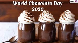 World chocolate day background chocolate block forming love heart. World Chocolate Day 2021 Enjoy Healthy Dark Chocolate Avocado Pudding Guilt Free With This Recipe Watch Video