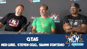 Ned luke was born on the 4th of october, 1958, in danville which is situated in illinois. Gtav Interview With Steven Ogg Ned Luke Shawn Fonteno Mcm Comic Con London May 2018 Youtube