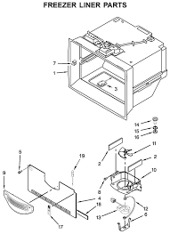 Major kitchen appliance accessories are also available to enhance your kitchenaid ® refrigerator, dishwasher, range, wall oven or microwave. Kitchenaid Kfis29pbms00 Refrigerator Partswarehouse