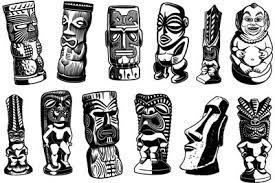 Traditional all of our tiki totem poles are hand carved, the quality control is done in kailua, hi ~ oahu ! Pin By Ght On Tiki Tiki Tattoo Hawaiian Tattoo Tiki Art