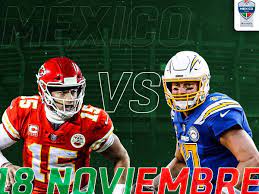 The schedule includes the matchups, date, time, and tv. Nfl Confirma Chiefs Chargers El 18 De Noviembre En El Azteca
