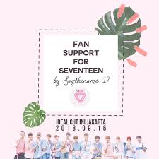 View profile · instagram post shared by @saythename_17 · saythename_17 verified. Saythename 17 On Twitter Seventeen Make Our Day 1st Fan Support Seventeen Ideal Cut In Jakarta By Saythename 17 Idealcutinjkt Seventeen Freebies Idealcutinjakarta Https T Co P4oaebjymc