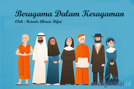 Gambar poster keragaman agama di indonesia : Beragama Dalam Keragaman Orang Ramai